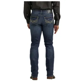 112338552 Wrangler Rock 47 Men's Slim Straight Jean - Cowboy Kiss