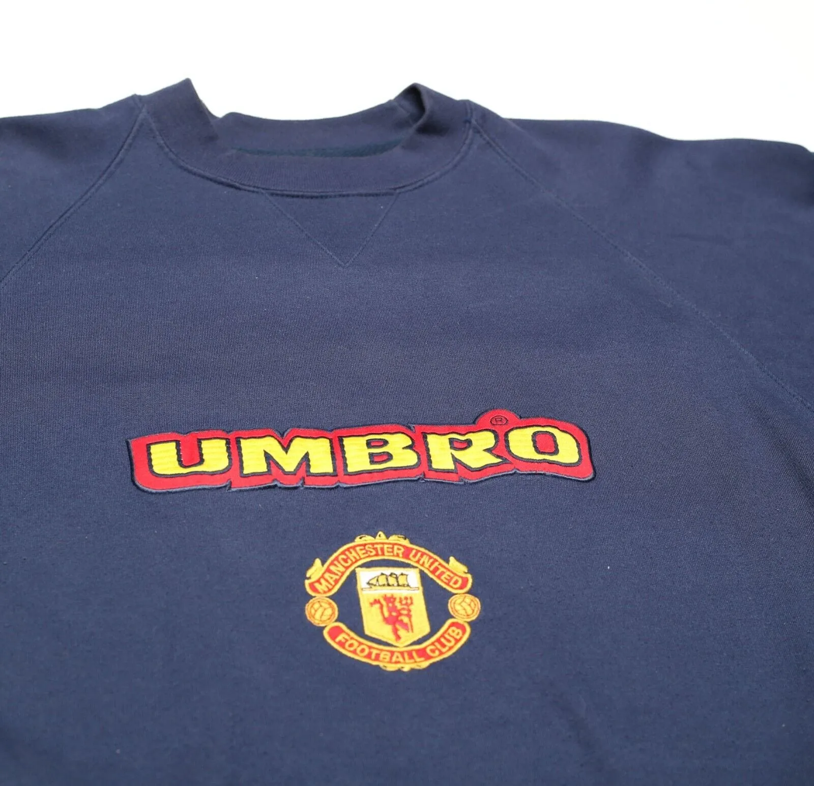 1996/97 MANCHESTER UNITED Vintage Umbro Football Sweatshirt Jumper (M)