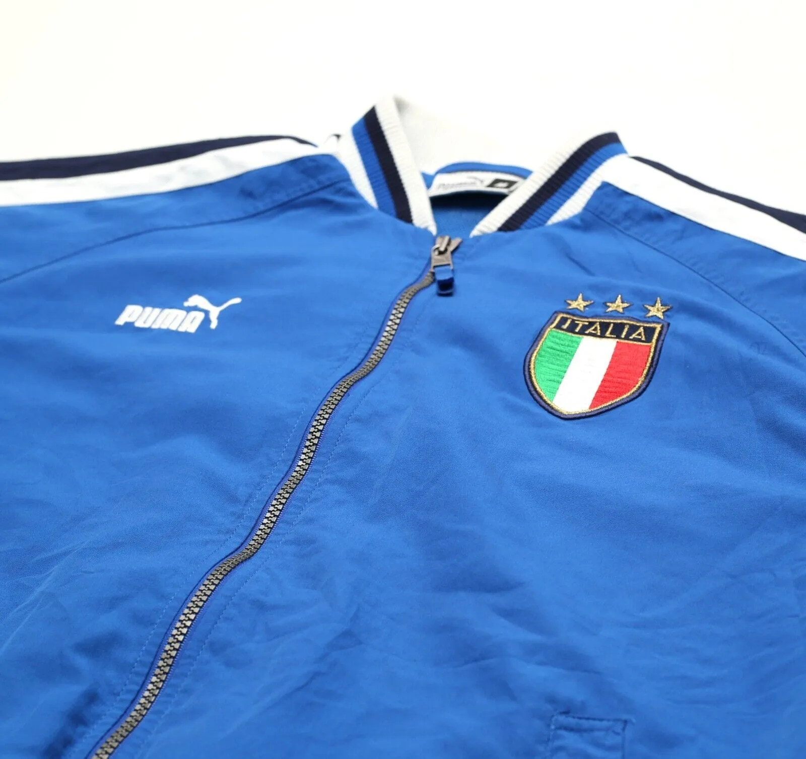 2003/04 ITALY Vintage PUMA KING Football Track Top Jacket (M) Euro 2004