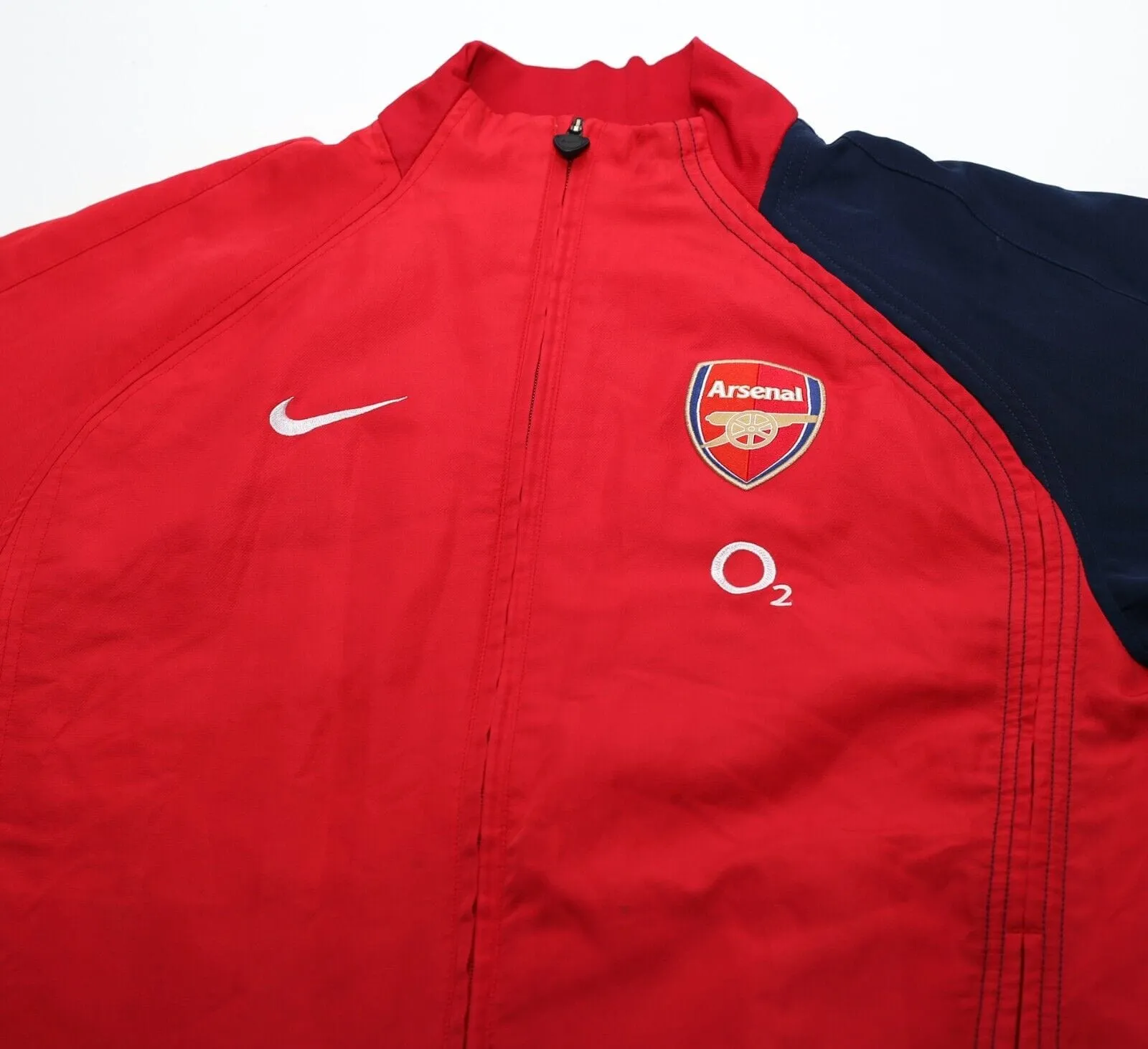 2004/05 ARSENAL Vintage Nike Football Track Top Jacket (S/M)