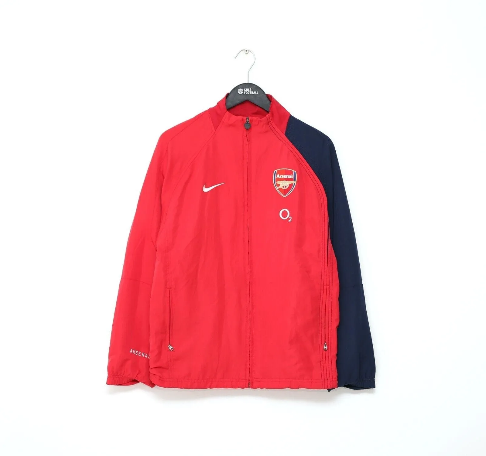 2004/05 ARSENAL Vintage Nike Football Track Top Jacket (S/M)