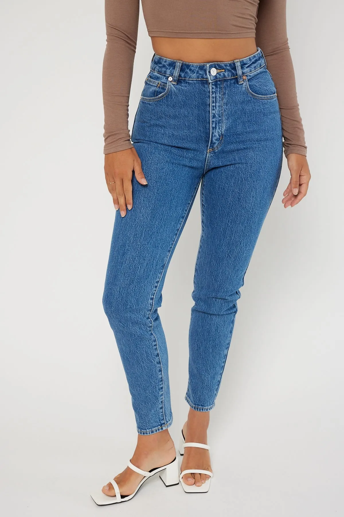 94 High Slim Chantell OG Organic Cotton Mom Jeans - Vintage Wash