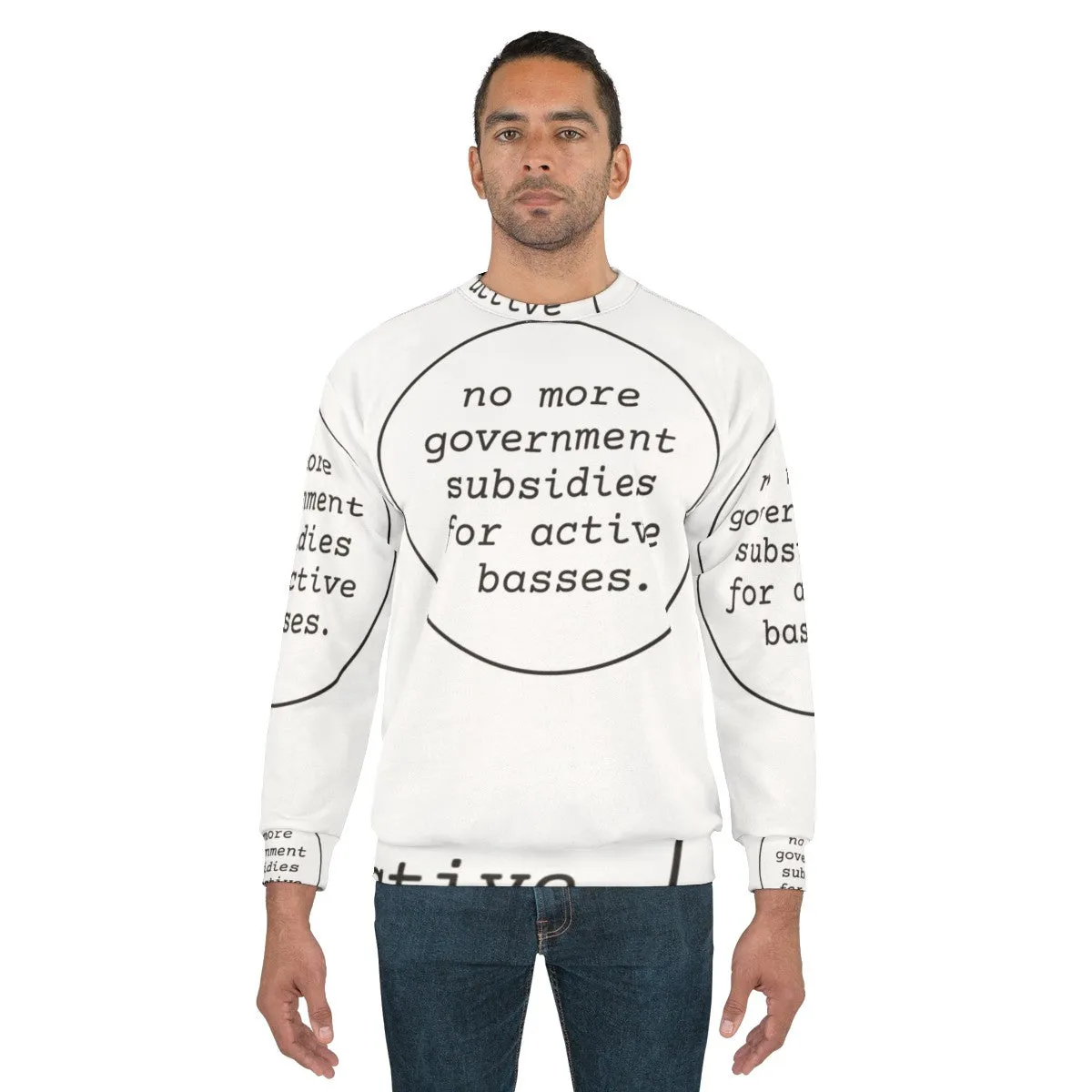 Active Bass Sweatshirt - No Government Subsidies for Vulfpeck Fans