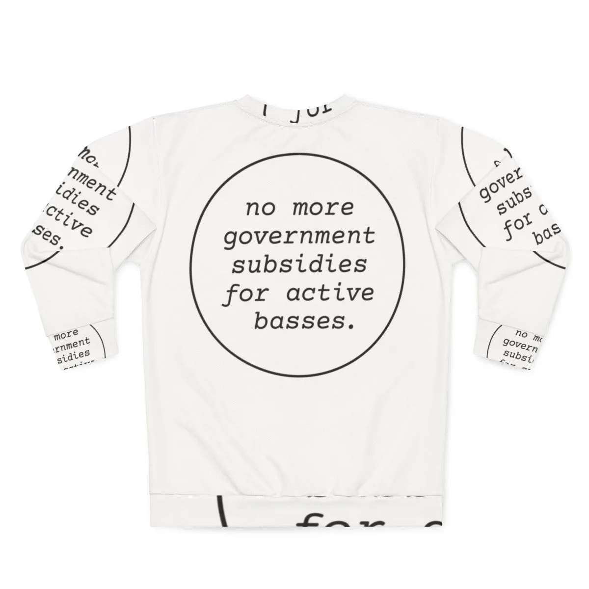 Active Bass Sweatshirt - No Government Subsidies for Vulfpeck Fans