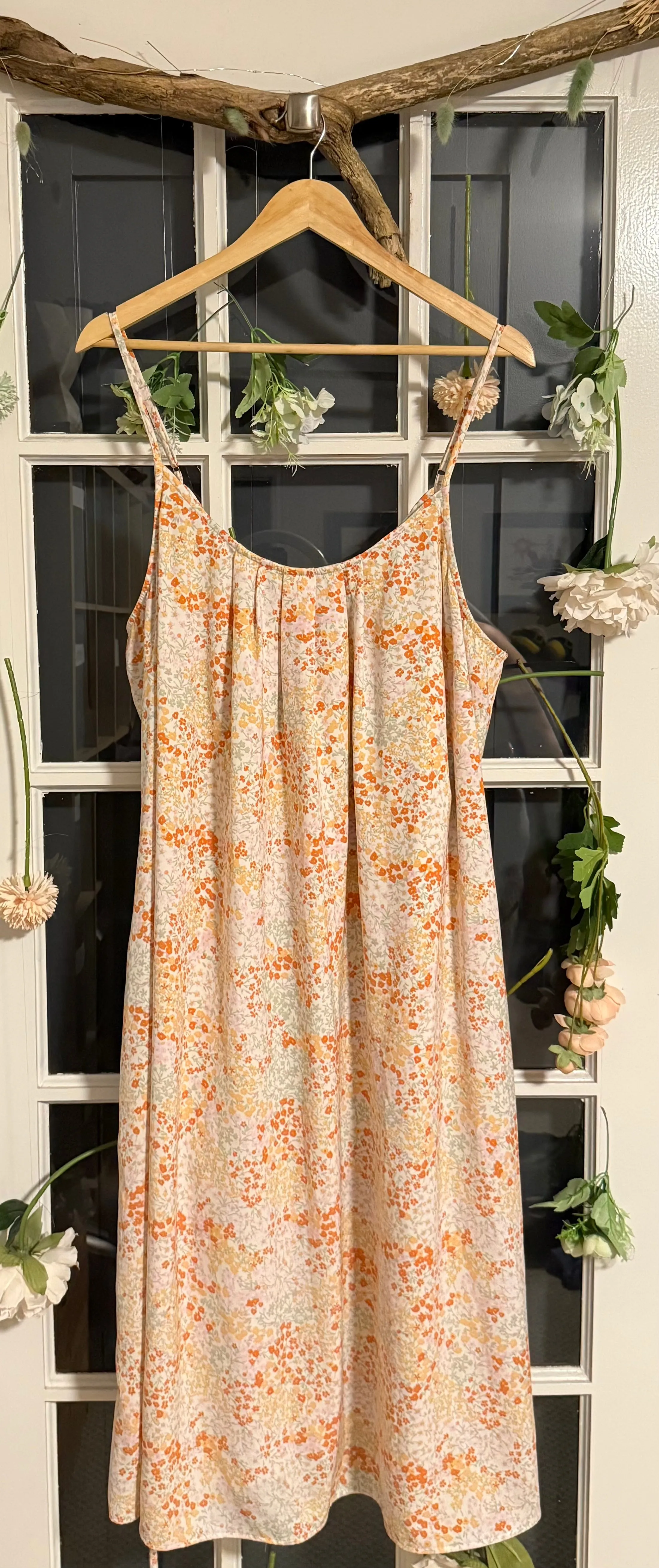 Addition Elle Tangerine Floral Maxi 24