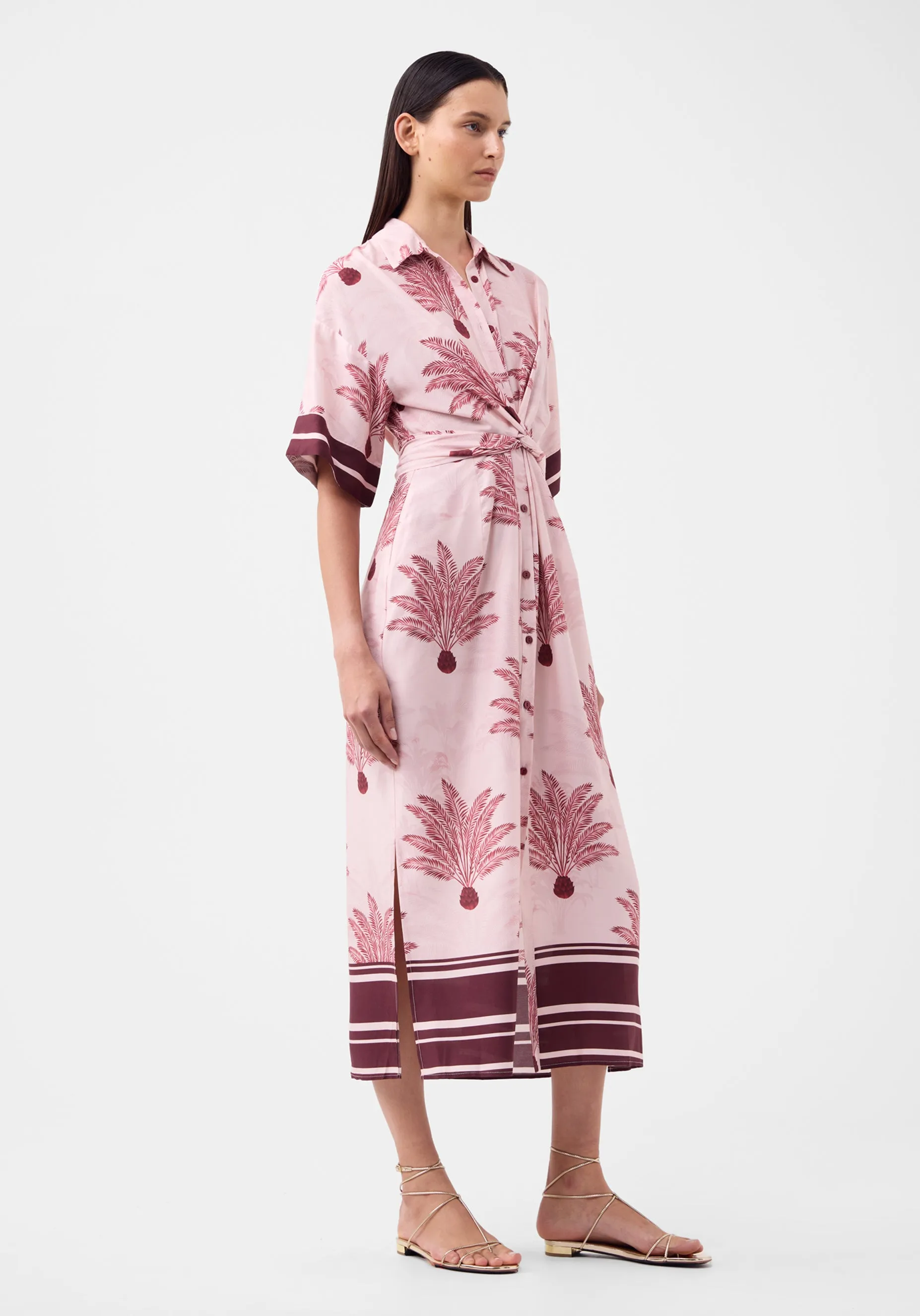 Alessandra Shirt Dress_Blush