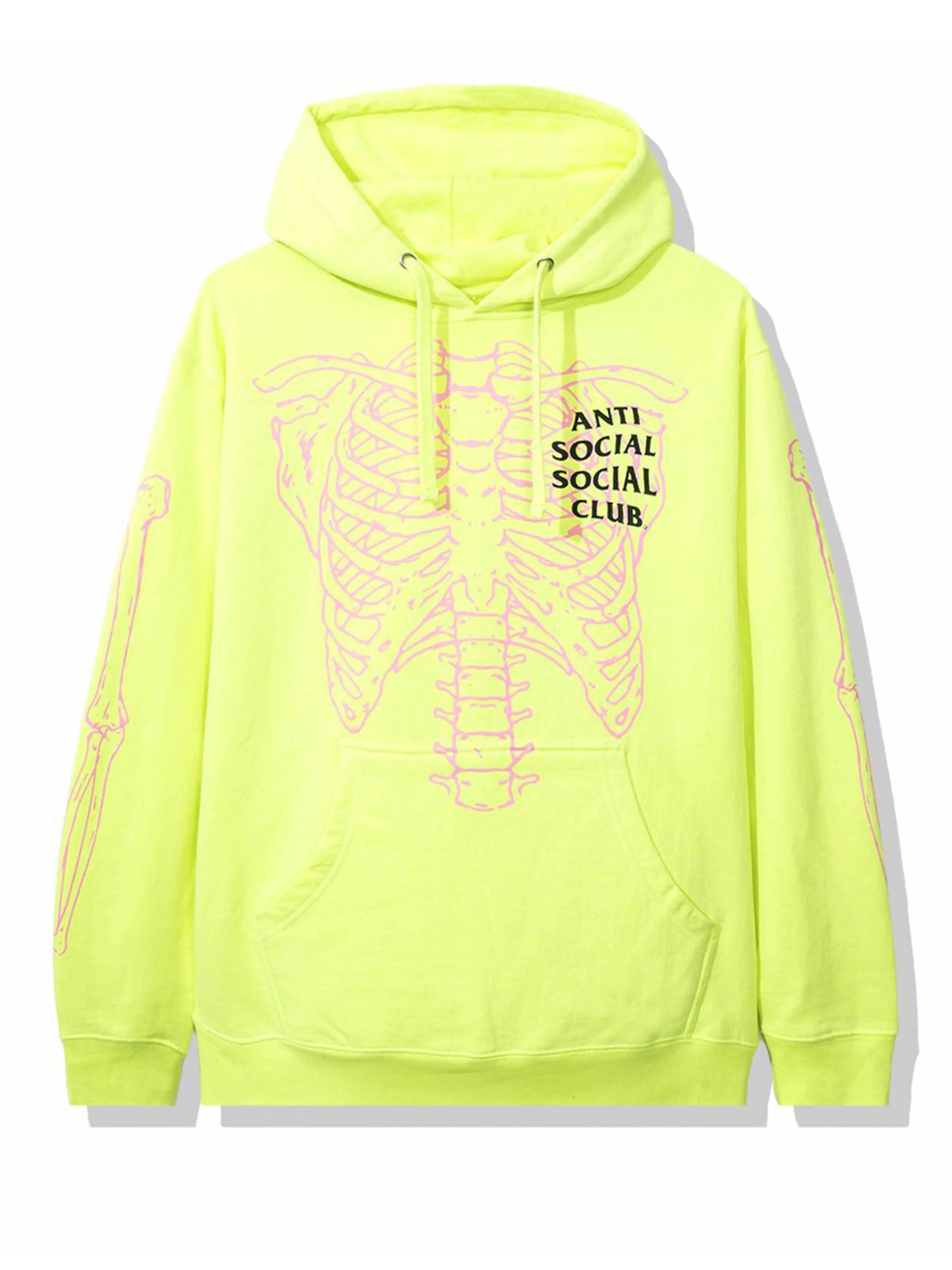 Anti Social Social Club Car Underwater Hoodie Neon Green