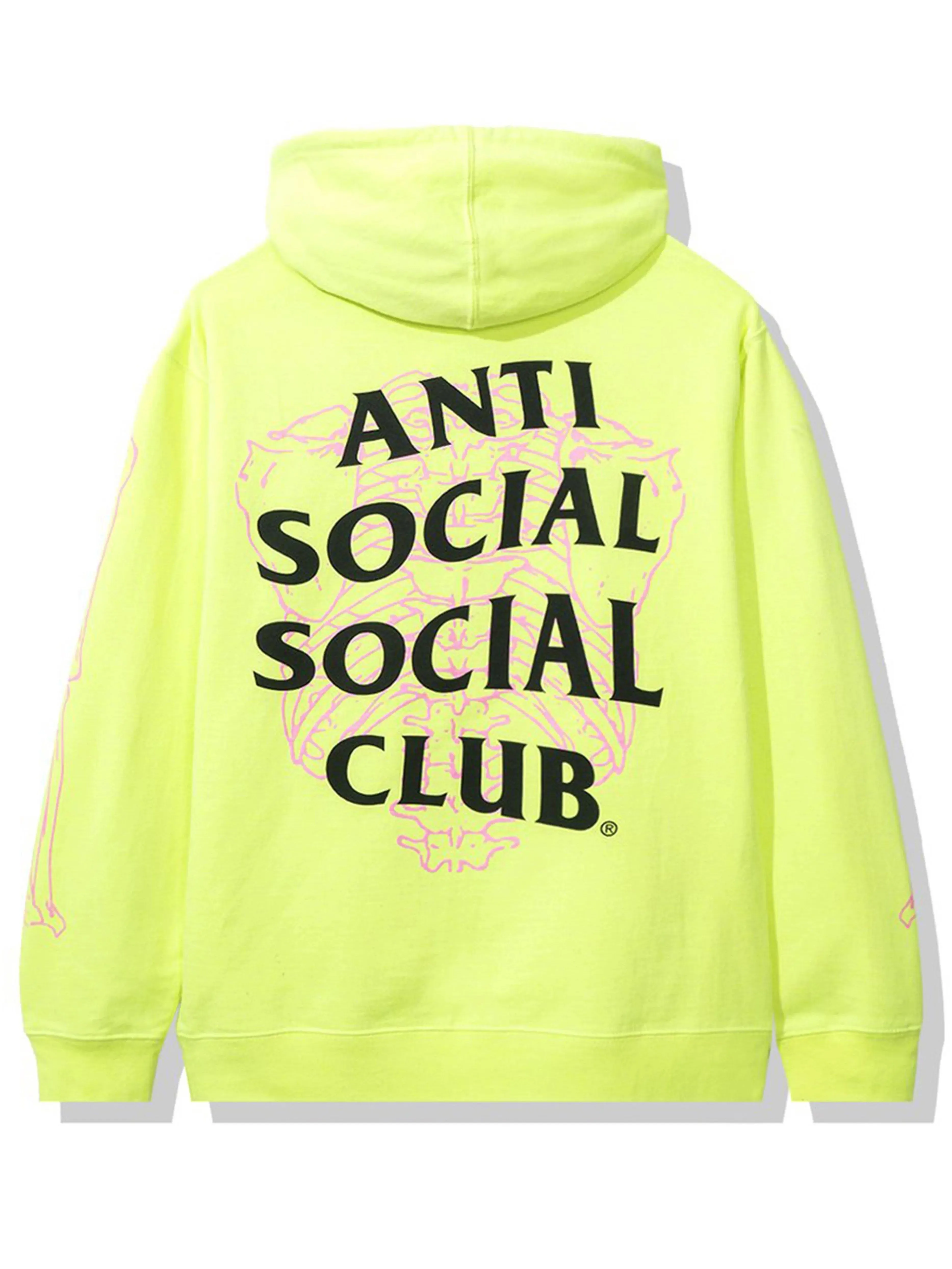 Anti Social Social Club Car Underwater Hoodie Neon Green