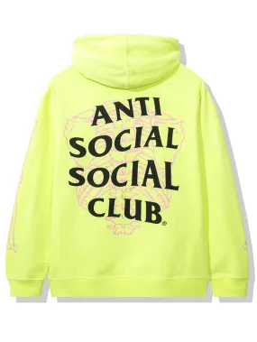 Anti Social Social Club Car Underwater Hoodie Neon Green