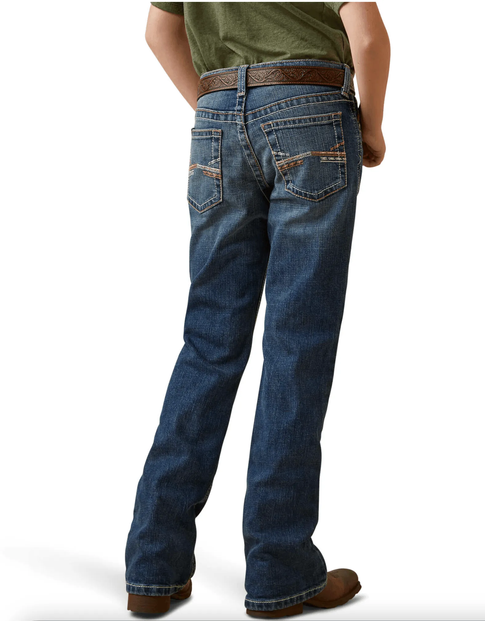 Ariat Boy's B4 Relaxed Fit Rafael Boot Cut Jeans 10043180