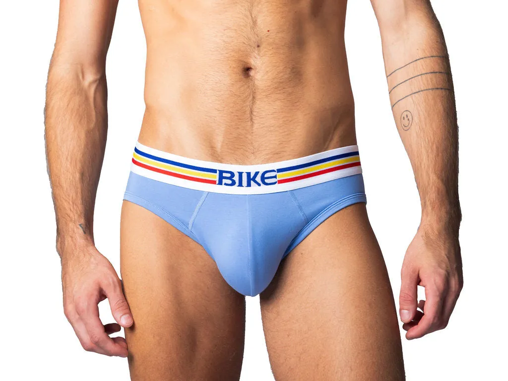 BIKE Stretch Cotton Brief Light Blue