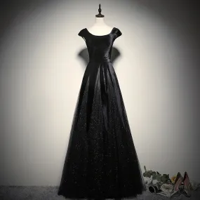 Black evening dress women's long new elegant party dress prom dress      fg137