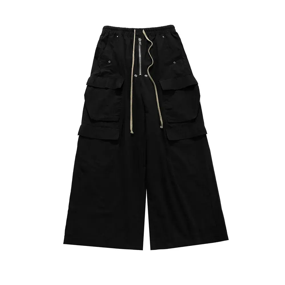 Black Parachute Wide Legs Pant