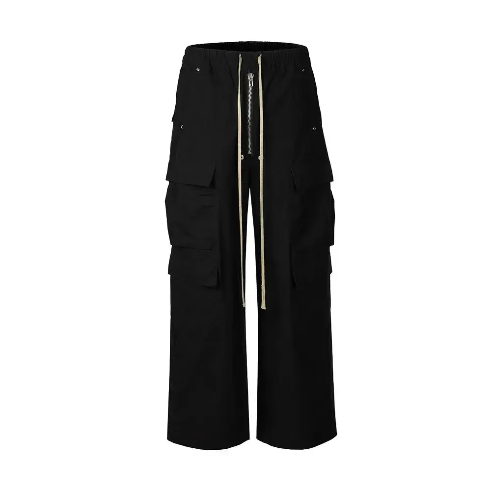 Black Parachute Wide Legs Pant