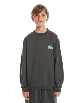 Boys Take Us Back Sweatshirt in Tarmac