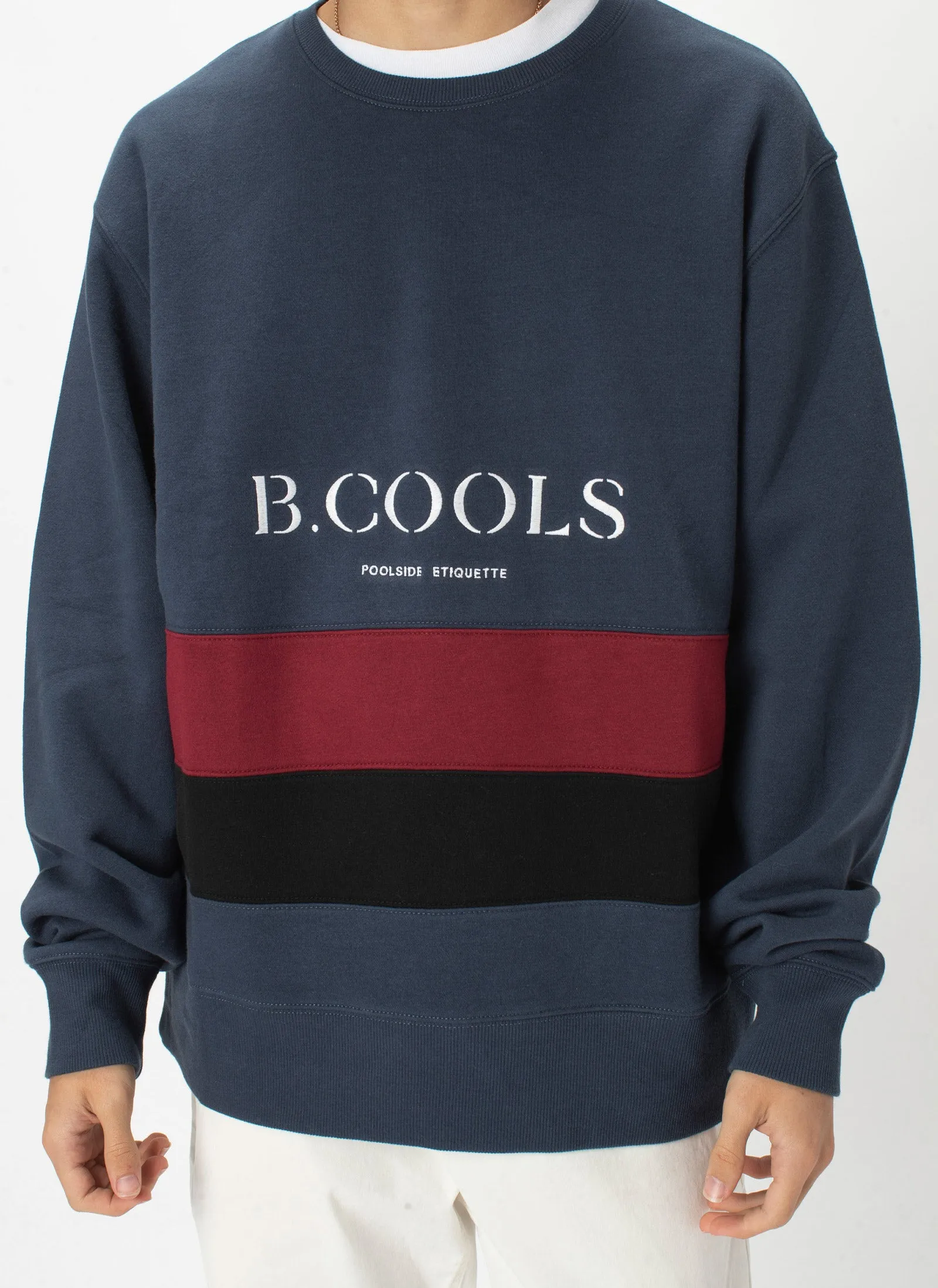 B.Quick Sweatshirt Slate Panel