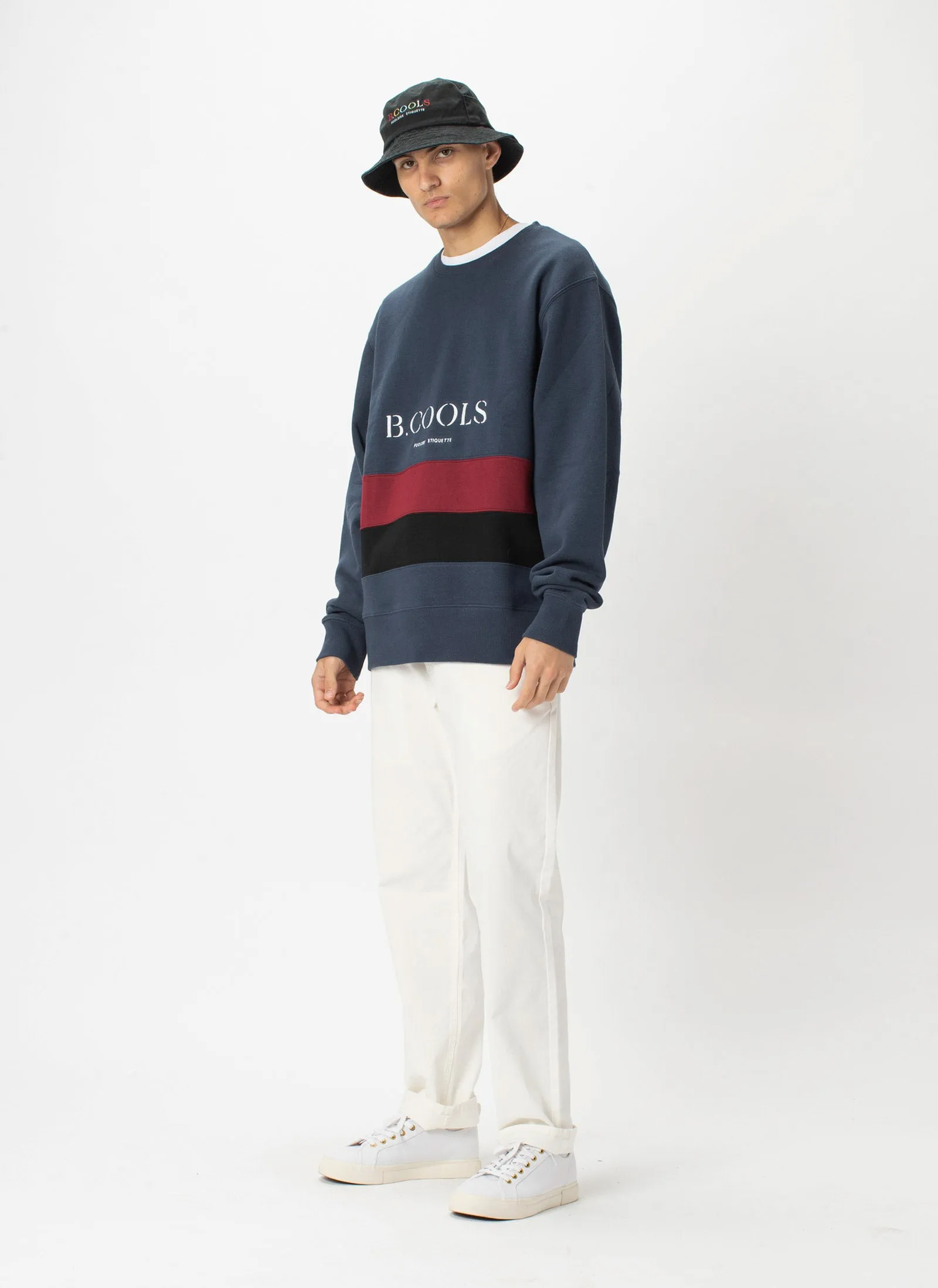 B.Quick Sweatshirt Slate Panel