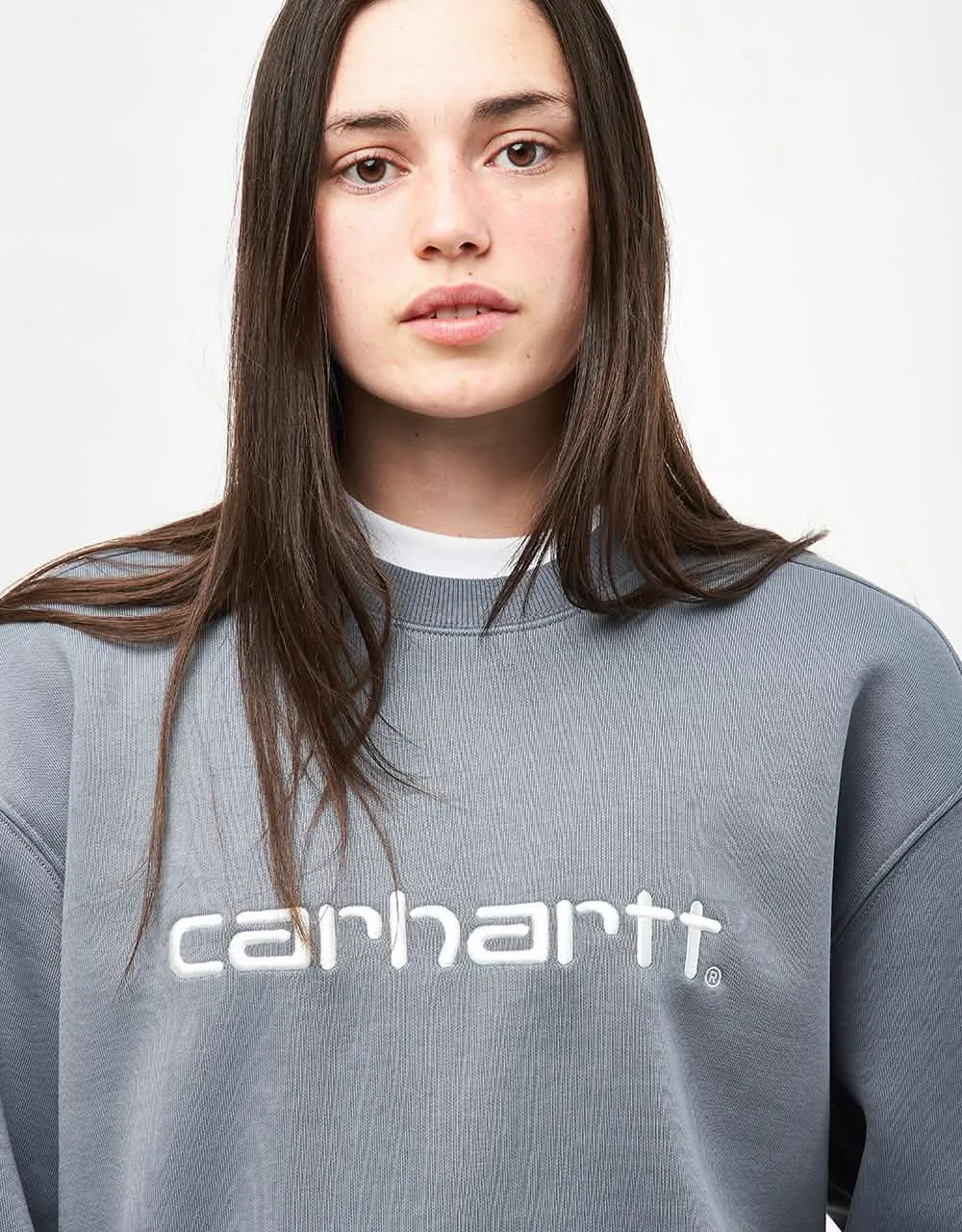 Carhartt WIP Carhartt Sweatshirt - Dove Grey/Wax