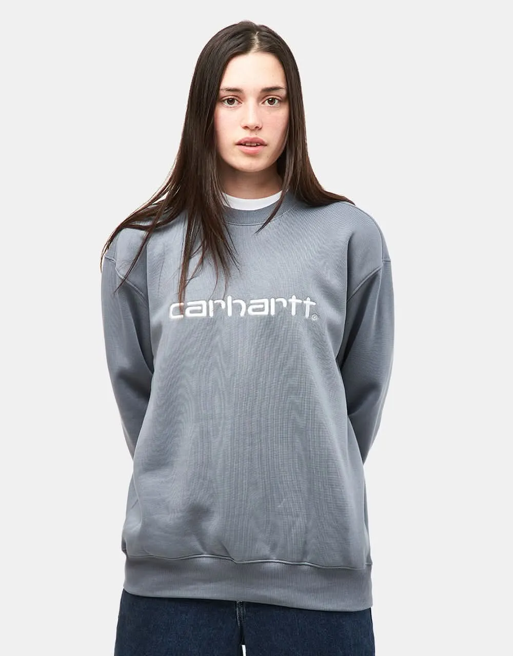 Carhartt WIP Carhartt Sweatshirt - Dove Grey/Wax