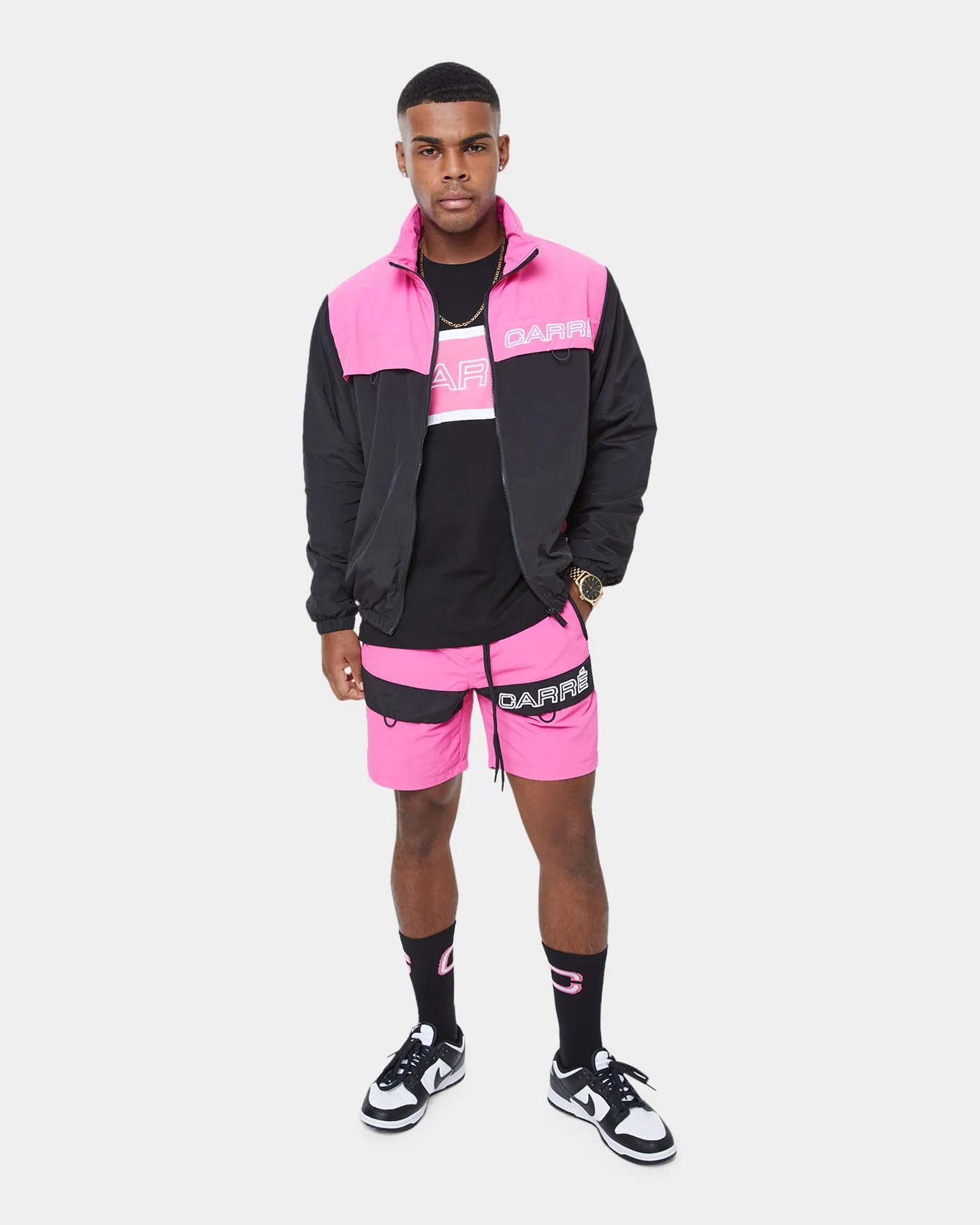 Carré Restart Track Jacket Black/Pink