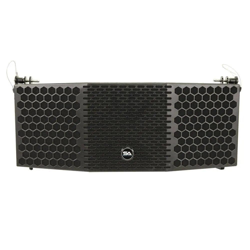 CLA-2x5 PA Package - Set of 8 Compact 2x5 Line Array Speakers and 2 Channel Professional Power Amplifier