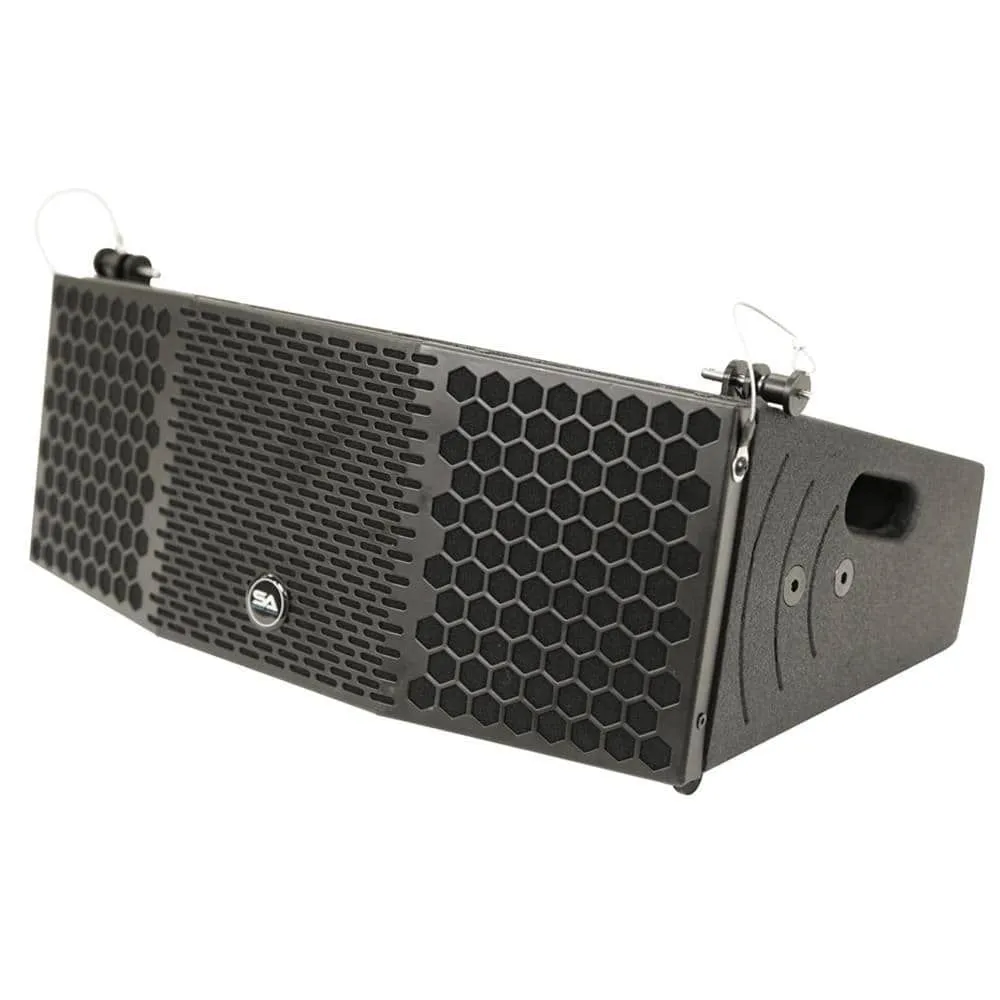 CLA-2x5 PA Package - Set of 8 Compact 2x5 Line Array Speakers and 2 Channel Professional Power Amplifier