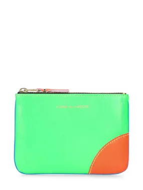 Comme des Garçons Wallet   Super Neon leather wallet 