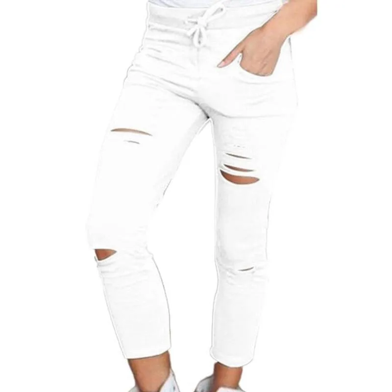 Cotton  High Waist Stretch Jeans