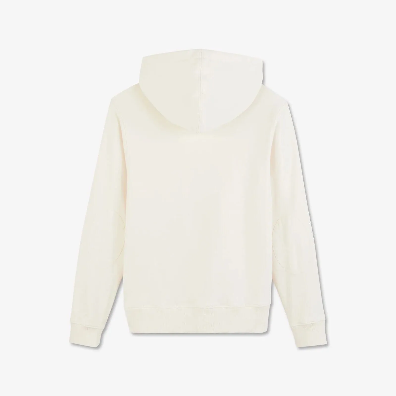 CREAM HOODED SWEATSHIRT IN FLEECE