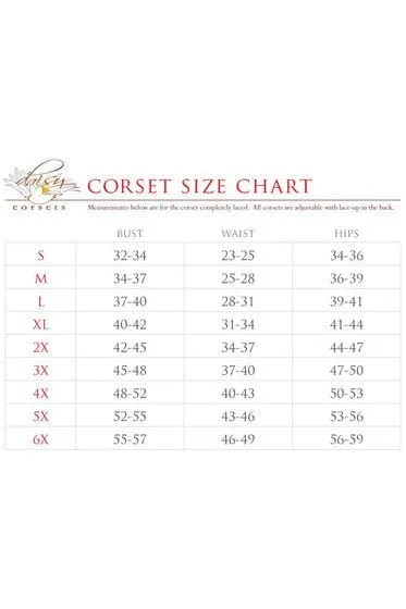 Daisy Corsets Lavish 3 PC Corseted Dark Angel Costume