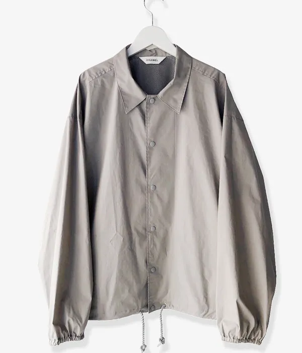 DIGAWEL/COACH L/S SHIRT JACKET (GRAY)