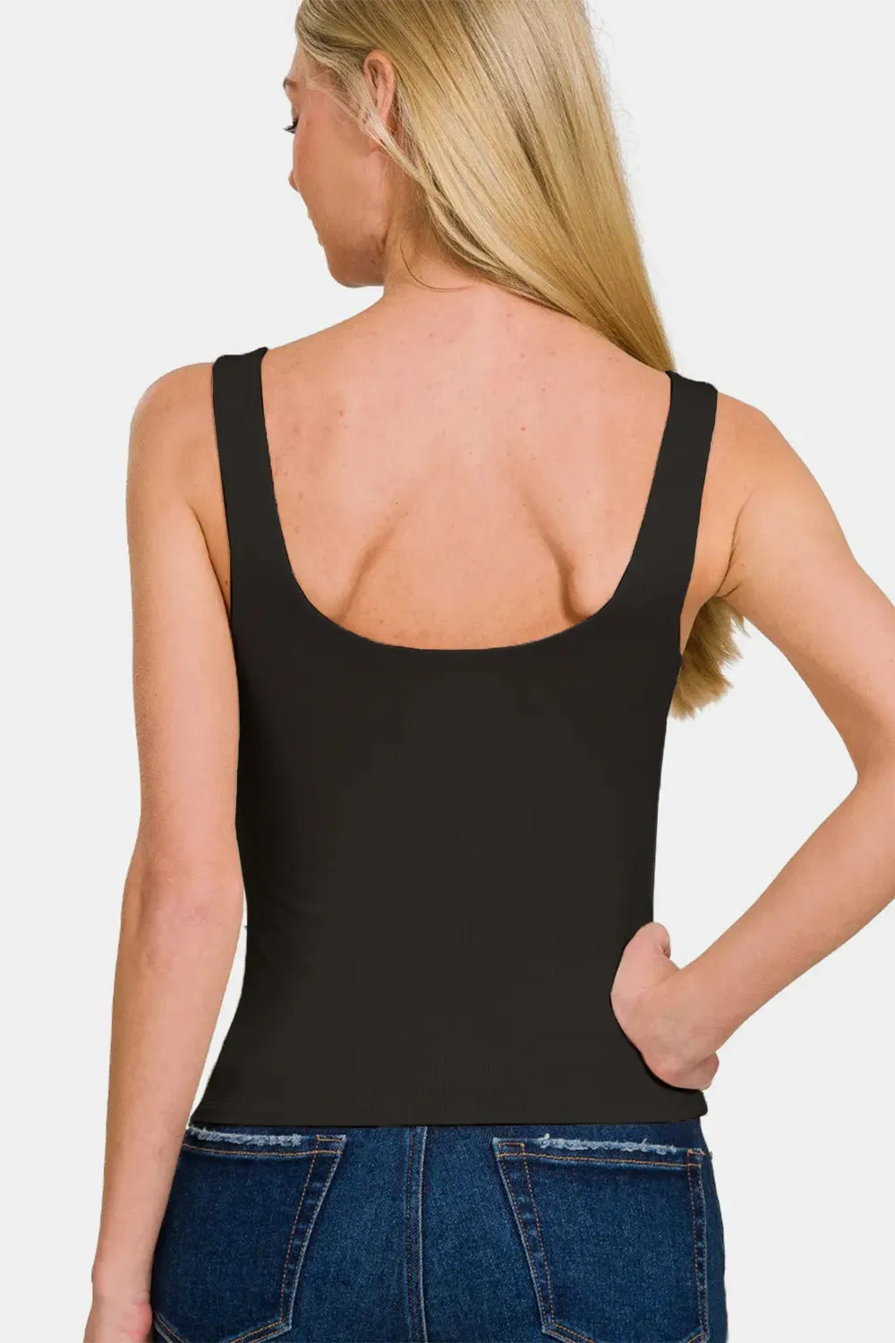 Double Layer Round Neck Tank