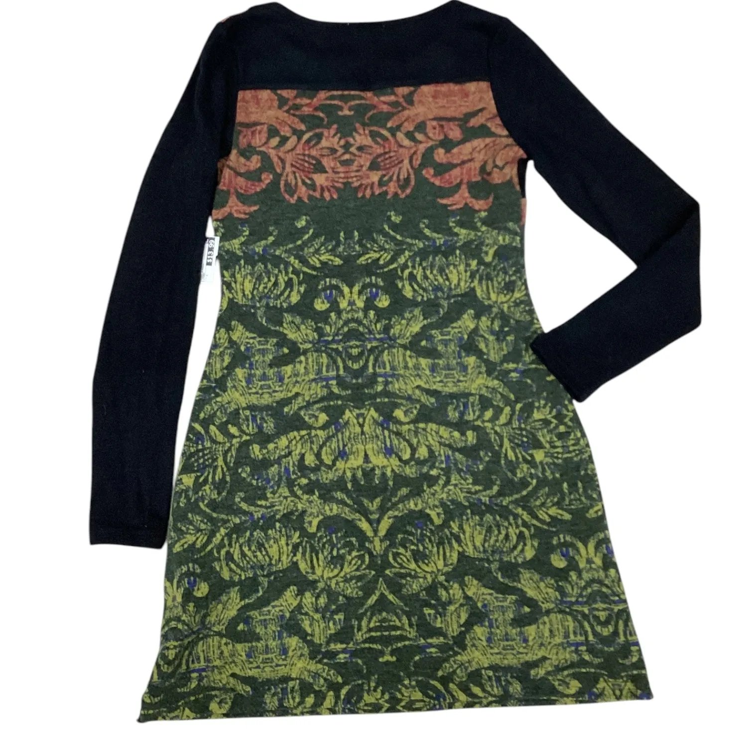 Dress Sweater By Clothes Mentor In Black & Green, Size: S