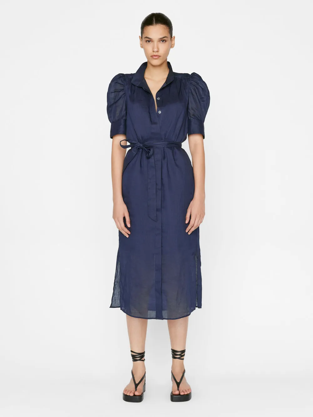 Gillian Midi Dress -- Navy