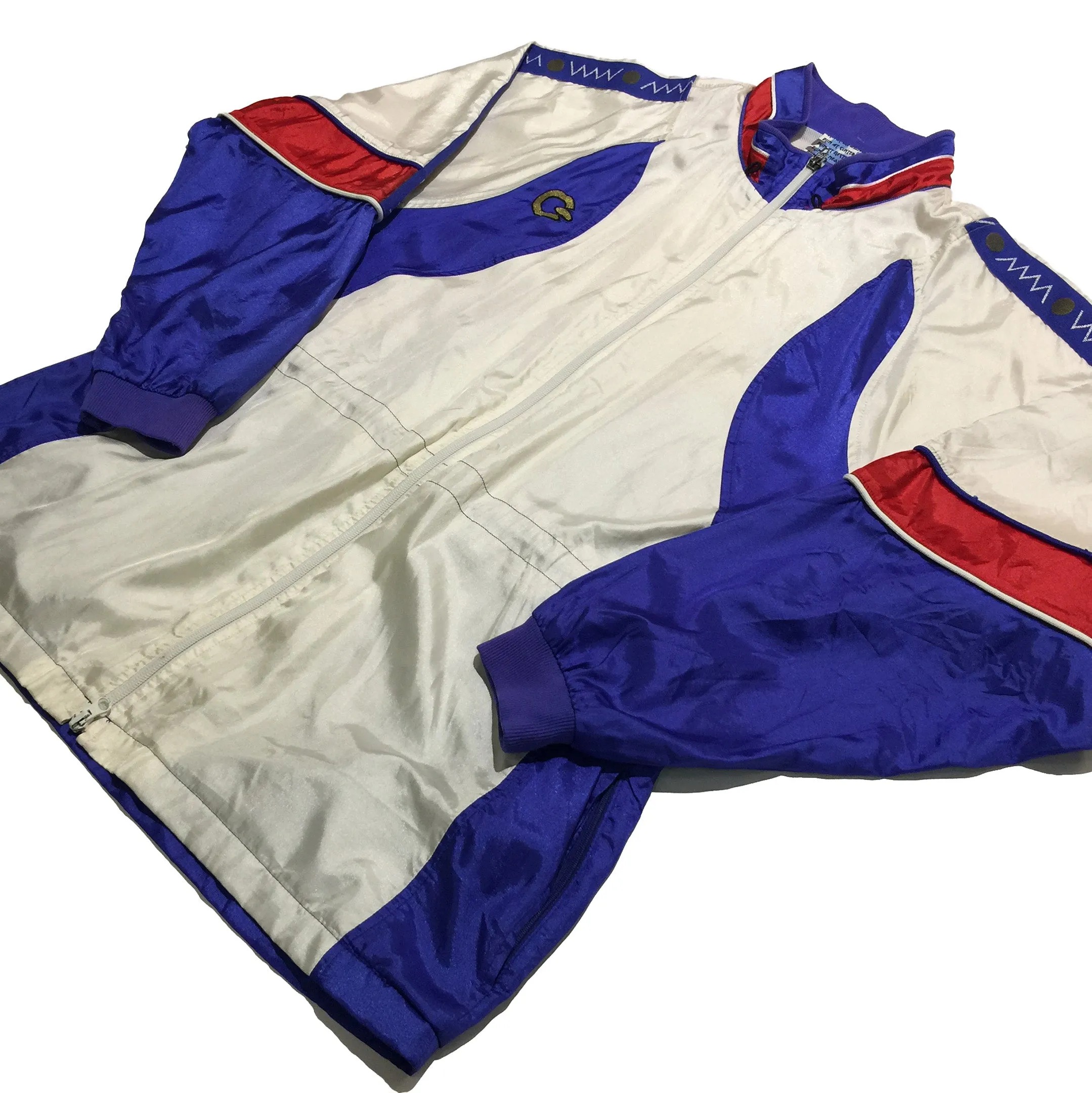 Goldwin White, Blue, and Red Track Jacket