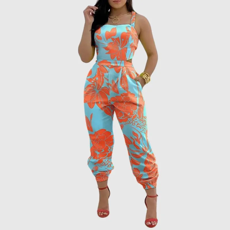 Halter Backless High Waist Jumpsuit