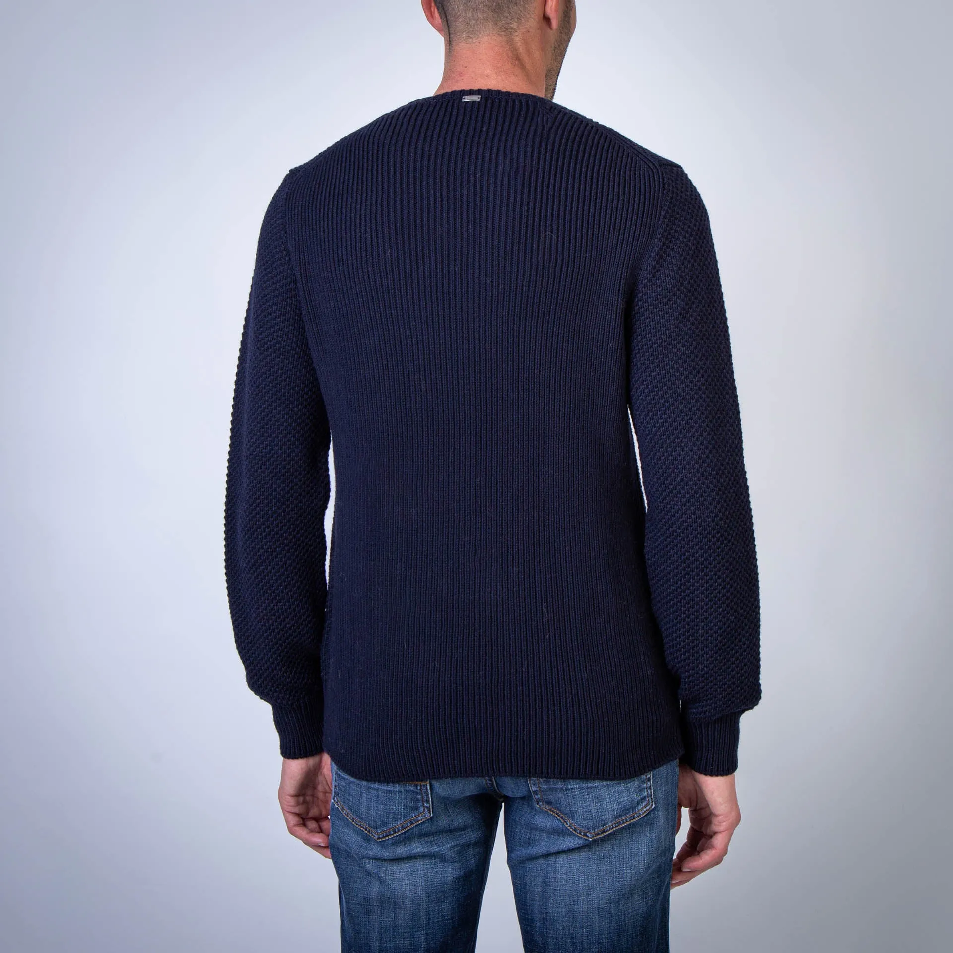 HERNO SWEATER MG000136U-76048 9200 BLUE