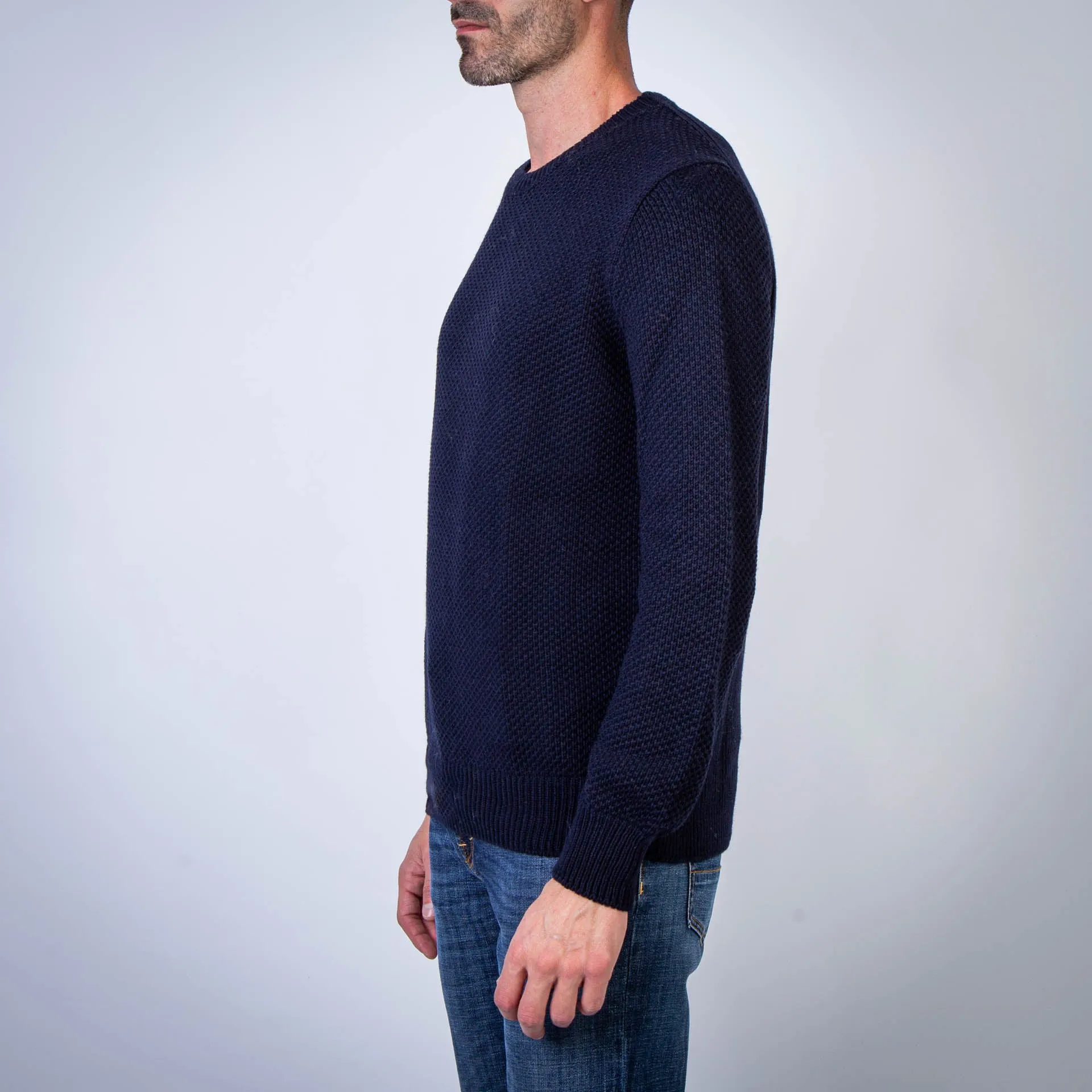 HERNO SWEATER MG000136U-76048 9200 BLUE