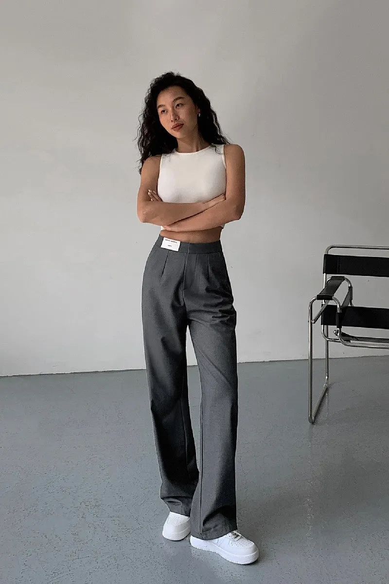 High Waist Wide Leg Pants