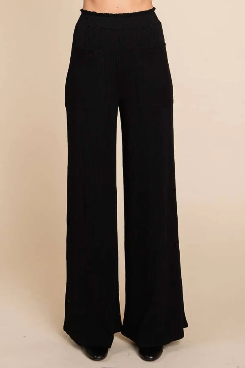 High Waist Wide Leg Pants