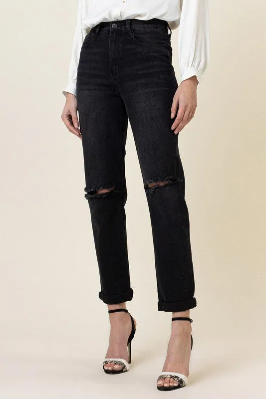 High Waisted Boyfriend Jeans - Online Exclusive