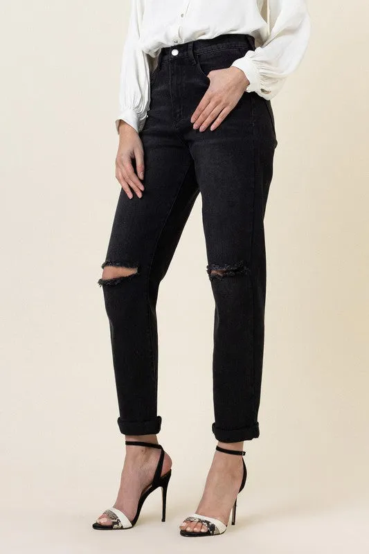 High Waisted Boyfriend Jeans - Online Exclusive