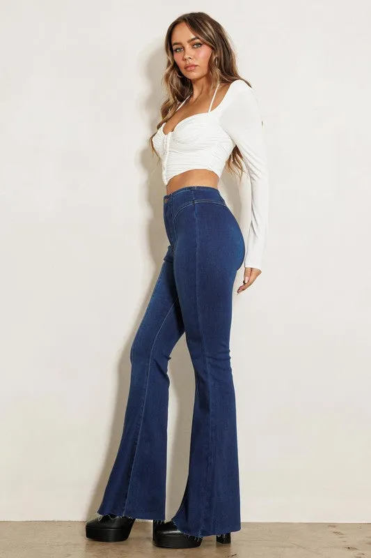 High Waisted Flare Jeans