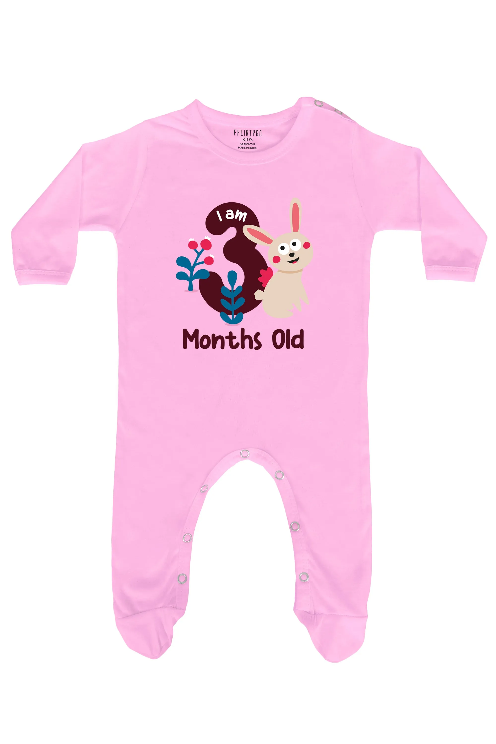 I am 3 Months Old Milestone Romper Baby Romper | Onesies