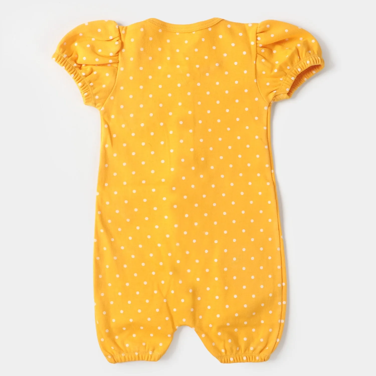 Infant Girls Knitted Romper Sun & Flower - Citrus