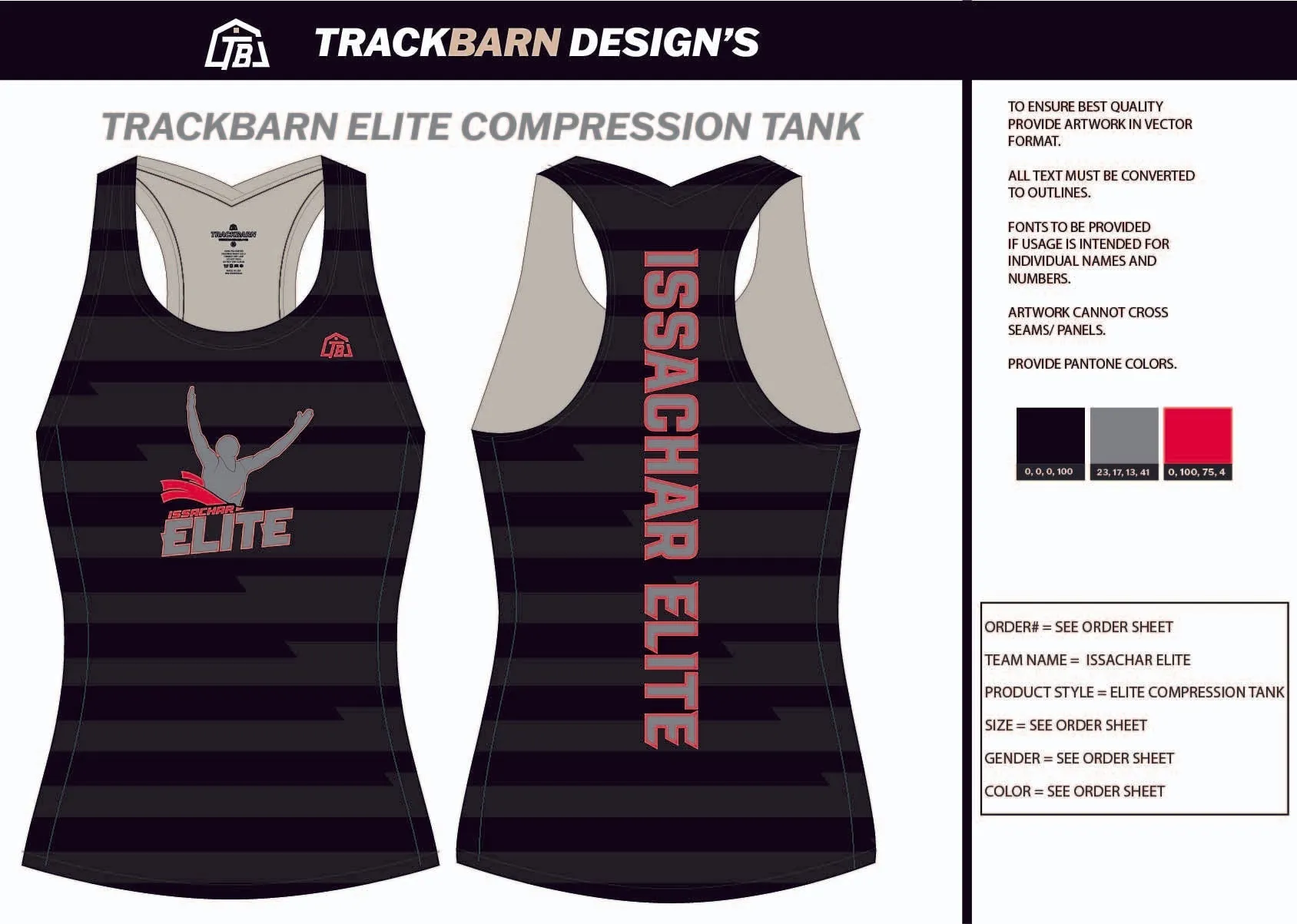 IssaChar-Elite- Womens Compression Tank