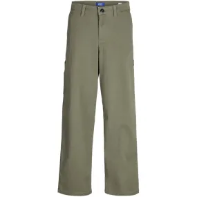 Jack & Jones Junior Dusty Olive Alex Co Carpenter Pants Noos