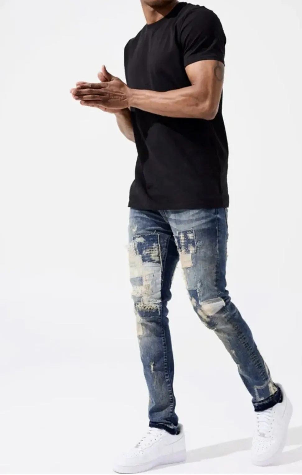 Jordan Craig Sean Fit Dreamweaver Denim Jeans (Studio Blue)