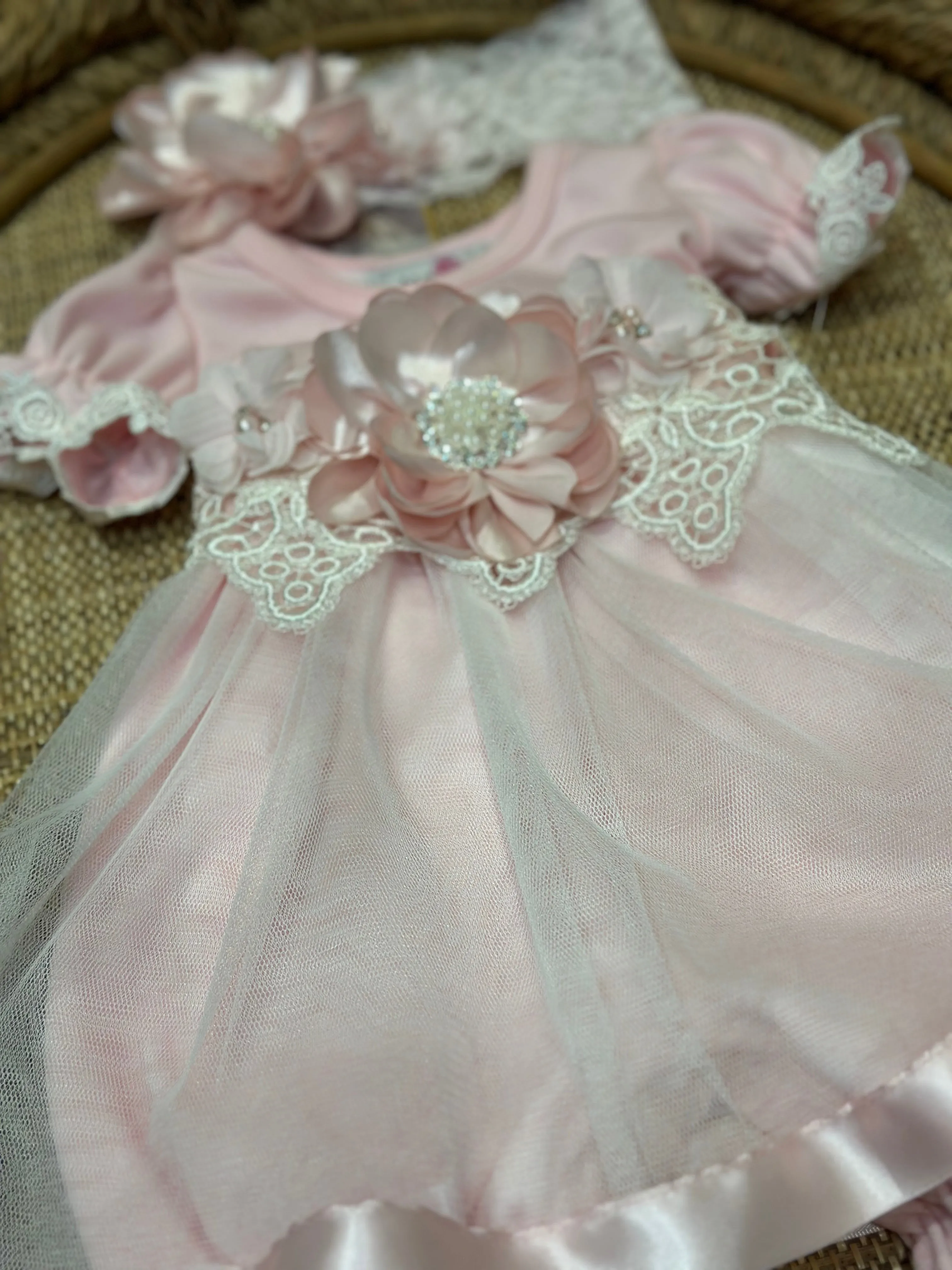 Juniper Pink Bloomer Romper Dress