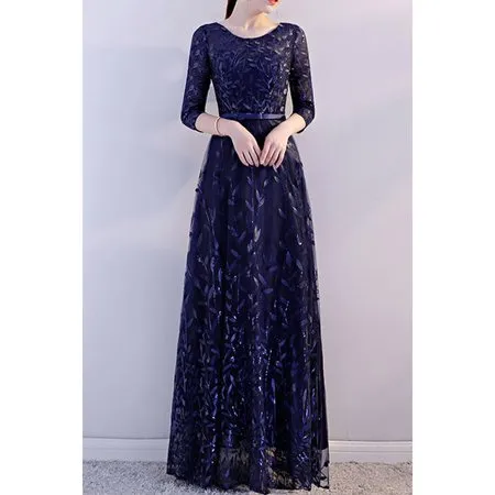 Ketty More Women Lace Decorated Elegant Party Dress-KMWDC3424